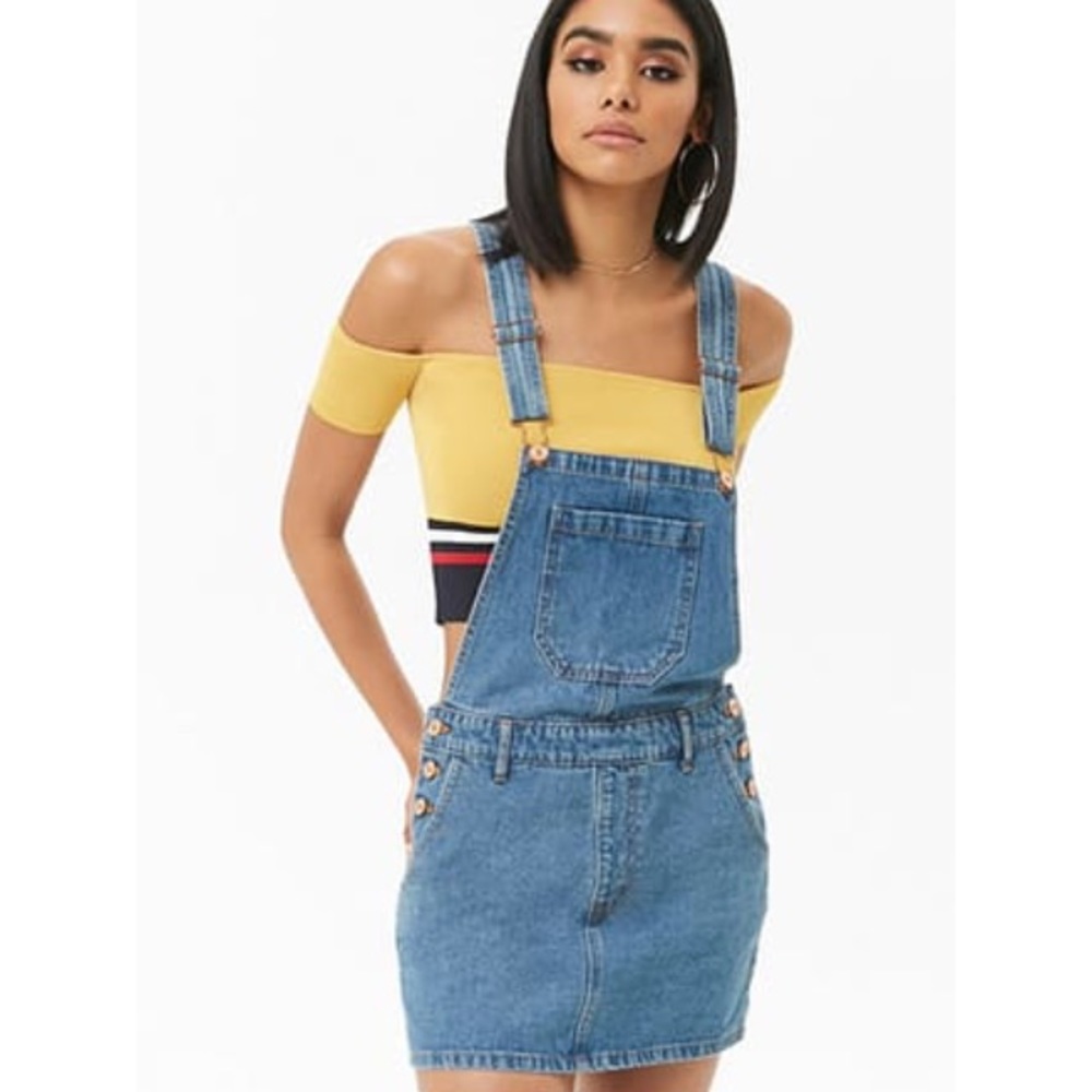 F21 denim dress
